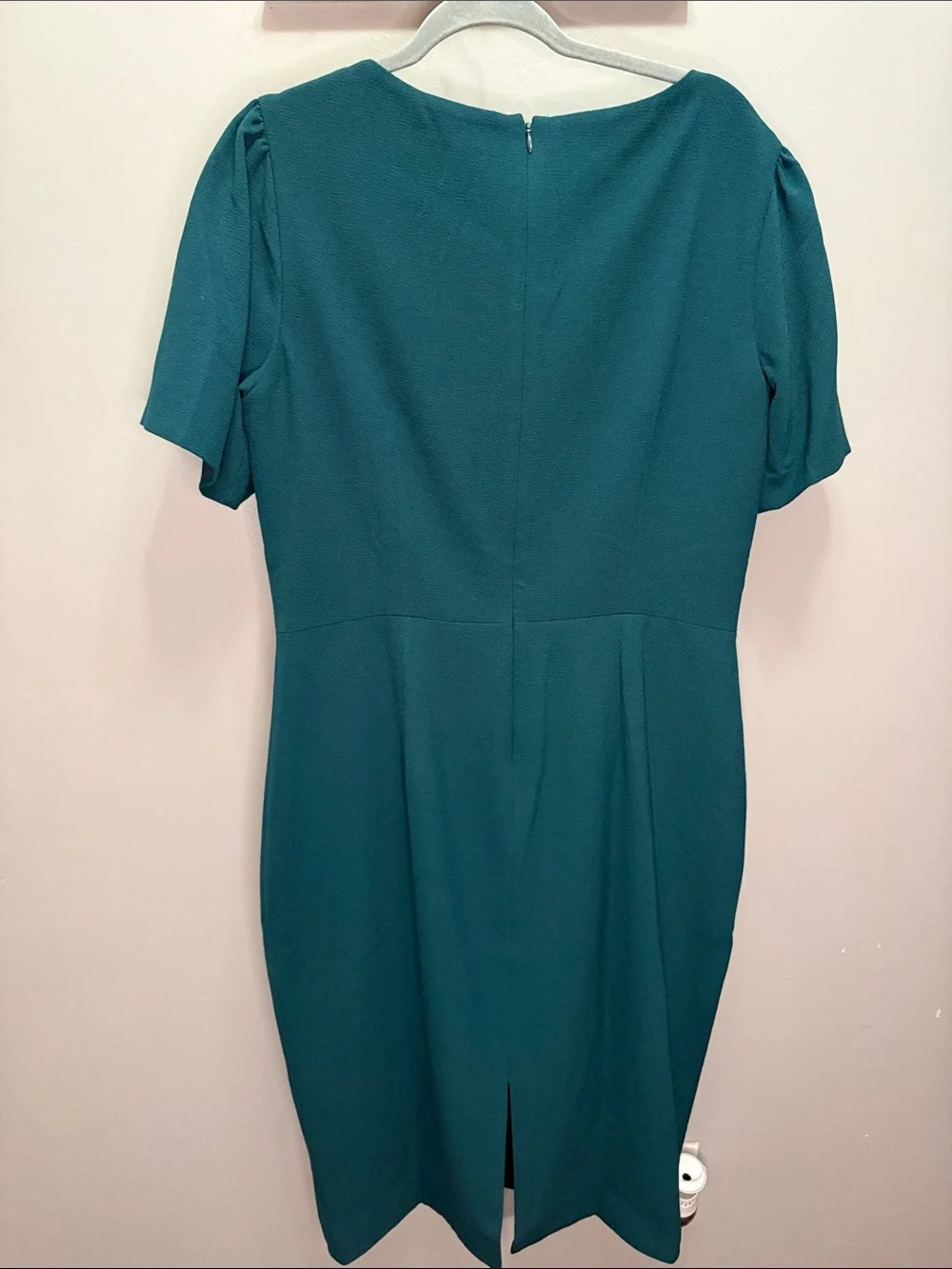 DRESS the POPULATION Pine Ruth  Asymmetrical Neck Midi Dress XXL